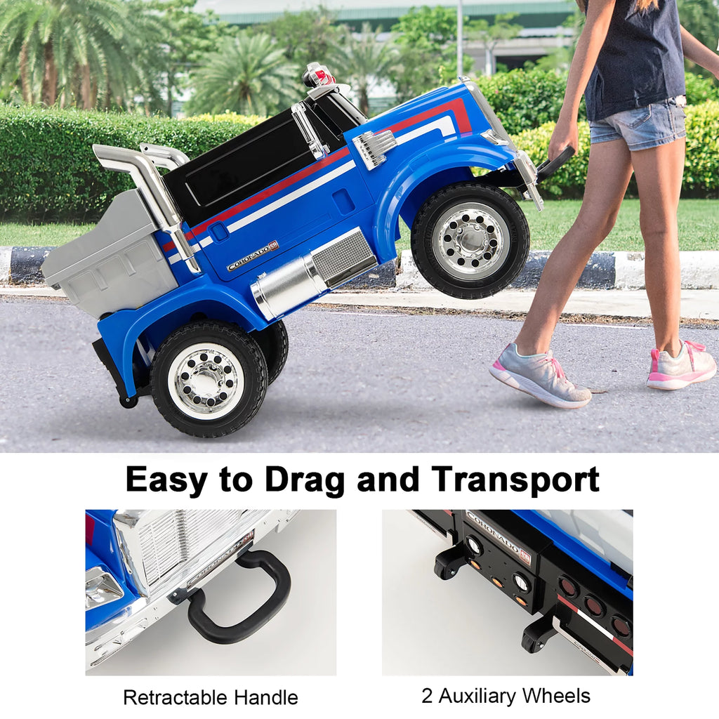 12V Kids Ride On Truck Car with Dump Box B52310