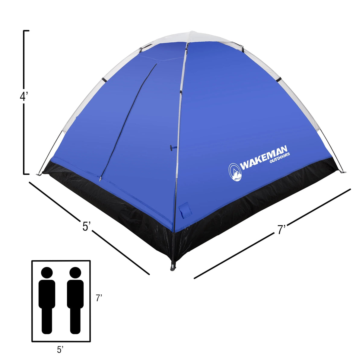 2-Person Water Resistant Dome Tent with Carry Bag X744470