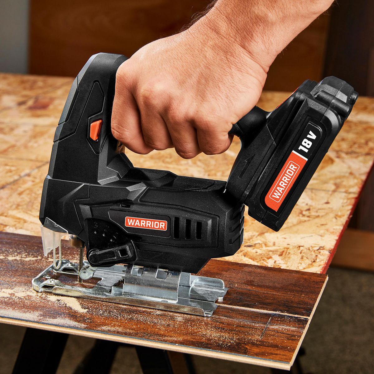 18V Cordless Jig Saw Kit with Battery and Charger G614