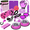 Puppy Starter Kit Dog Toys Dog Bed Blankets Grooming Tool E7676